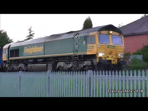 Freightliner Class 66 No. 66547 on 6F34 Brindle Heath - Runcorn Folly Lane on 21.05.18 - HD