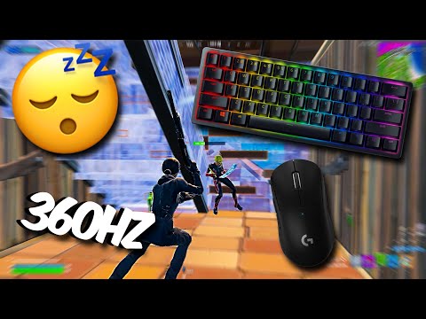 Razer Huntsman Mini ASMR 😴 Ranked Reload Gameplay 🏆 Satisfying Keyboard Fortnite 360 FPS 4K