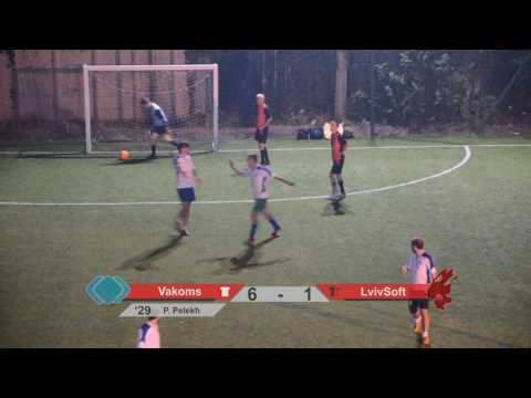 Vakoms 8 - 3 LvivSoft (IT-League Lviv 2016, Amateur Cup 1/4 Highlights)