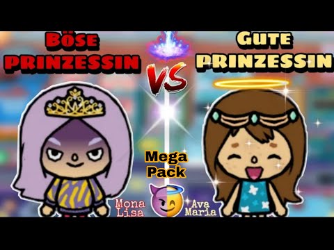 DIE BÖSE PRINZESSIN MONA LISA IM STREIT MIT DER NETTEN AVA MARIA| MEGA PACK |TOCA BOCA STORY DEUTSCH