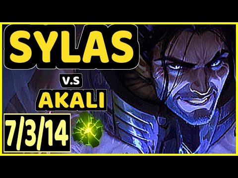 SKT T1 FAKER (SYLAS) vs AKALI - 7/3/14 KDA MID CHALLENGER GAMEPLAY - KR