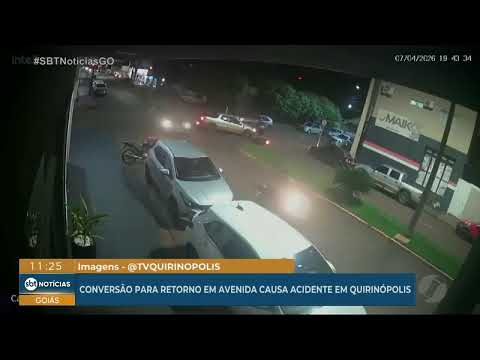 Conversão irregular causa acidente em Quirinópolis