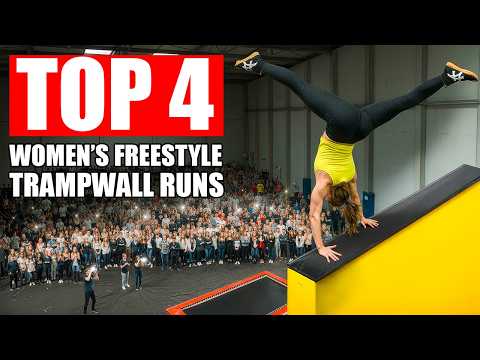 Top 4 Women's Freestyle Trampwall Runs