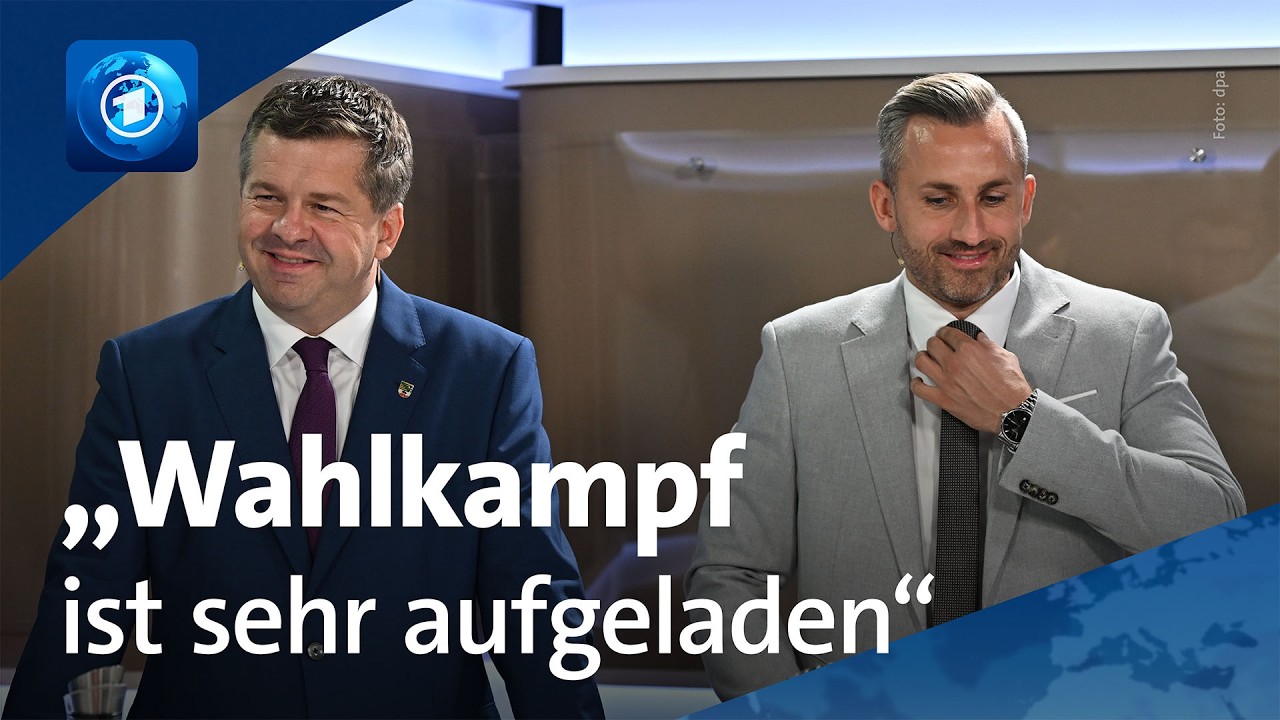 MDR-Reporterin zum Wahlkampf-Endspurt in Sachsen-Anhalt