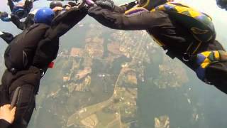 preview picture of video 'Large Formation Skydiving Camp 2012'