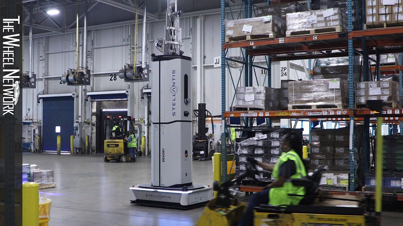 Stellantis Sterling Heights Assembly Plant Dexory Autonomous Inventory Robot [4K]