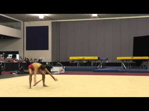 Alexandra Jankulov - Clubs - 2012 Rhythmic Nationals - Day 1