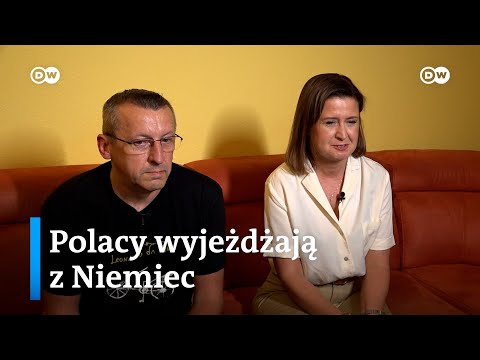 Polacy wracają z Niemiec do Polski.