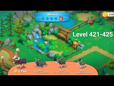 Gameplay Wildscapes Level 421-425