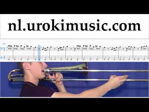 Tromboneles Beethoven - Für Elise Muzieknoten Cursus Deel#2 um-b374