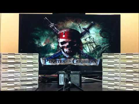 Pirates of the Caribbean Played on 32 Floppy Drives