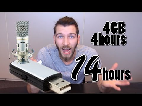 USB Flash Drive Voice Recorder Digital Audio Mini Spy Gadget