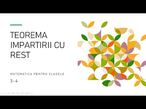 Division with remainder theorem - Theory and application - Mathematics for grades 3-4 - Preparati...