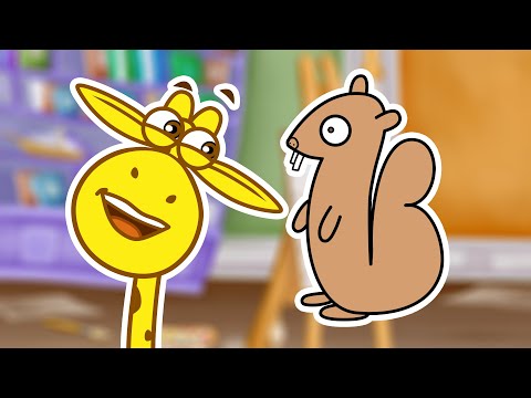 🐿 ერთად დავხატოთ ციყვი