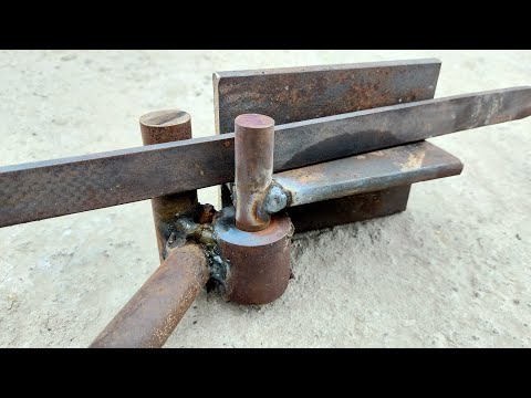How To Bend Flat Bar Easily || 2 Simple way to bend metal bar