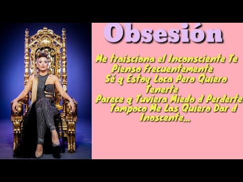 Obsesión (Fijación) // Yeimy Montoya - Letra Official | La Reina del Flow 2
