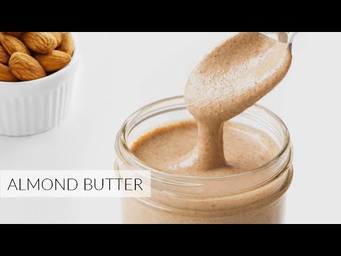 How to Make ALMOND BUTTER in 50 Seconds | 1 Ingredient Only