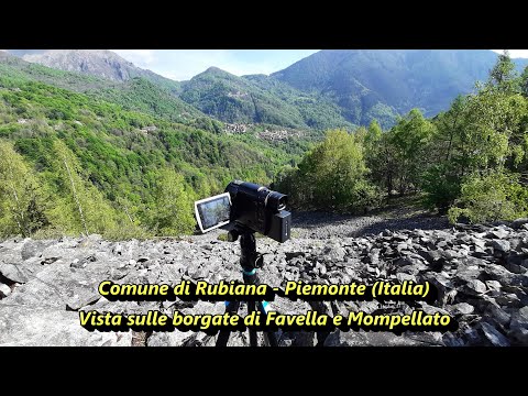 Comune di Rubiana  -  Piemonte (Italia)   Vista sulle montagne di Favella e Mompellato.