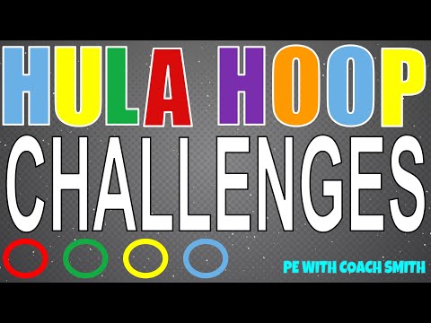 HULA HOOP ⭕️ CHALLENGES! Grab a Hula Hoop and Follow Along! Kinder through 5th!