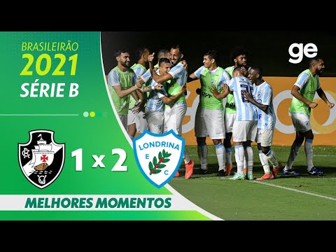 Gols e lances de Vasco da Gama x Londrina