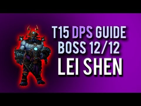 "Lei Shen" DPS Guide → Boss 12/12 in Throne of Thunder