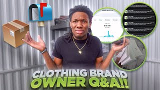 HOW I SELL OUT EVERY CLOTHING BRAND DROP (CLOTHING BRAND OWNER Q&A)