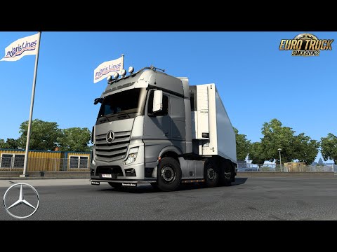 [ETS2 1.43] Mercedes-Benz Actros MP4 2551 Gothenburg - Malmö