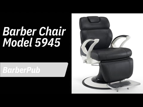 Discover the BarberPub model 5945 Barber and Salon Chair