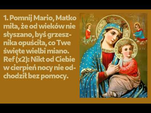 Pomnij Mario, Matko miła