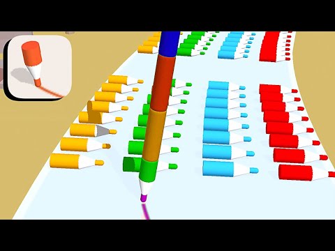 Crayon Rush 3D ​- All Levels Gameplay Android,ios (Levels 187-190)