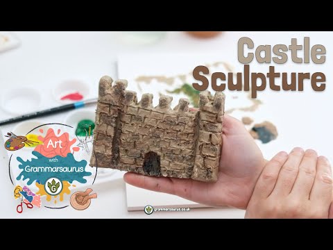 Art with Grammarsaurus - Sculpture - Castle Sculpture