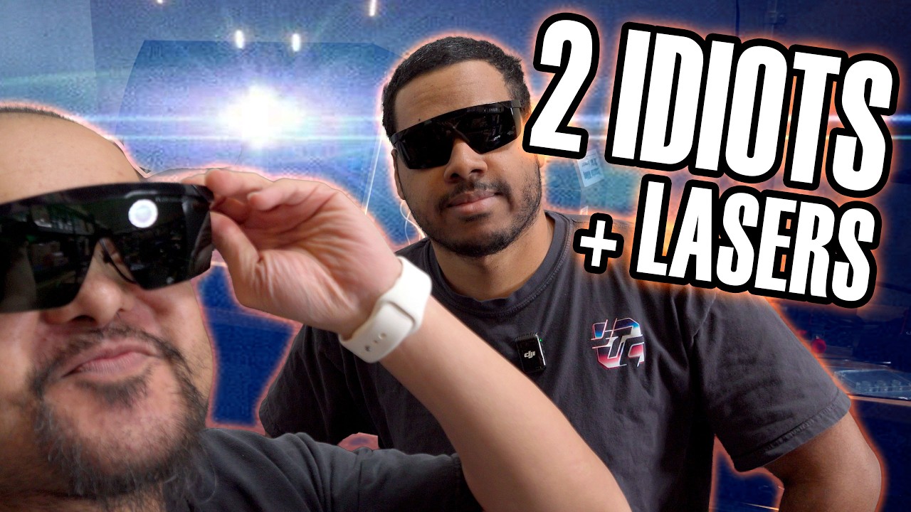 Two idiots learn laser engraving!
