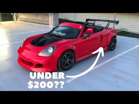 The FIRST exterior mod you need for your MR2. | C-One Style Side Scoop Install | Toyota MR2 Spyder