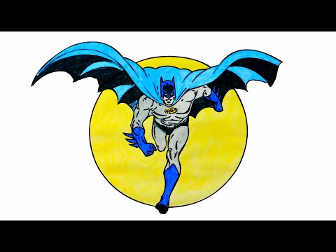 Coloring Pages Batman - How To Draw Coloring Book For Kids