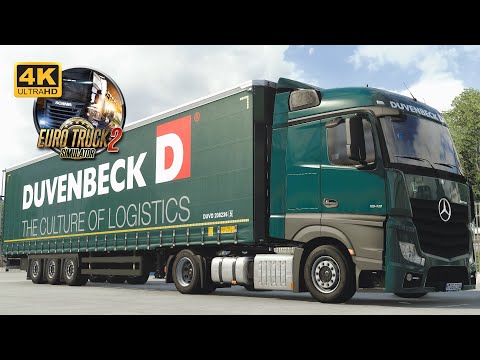 🚛 (POV) MERCEDES BENZ MP4 1848 DUVENBECK LOGISTICS - PROMODS 2.57  🇩🇪 Dresden to 🇩🇪 Kassel (18T).