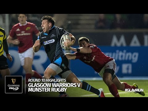 Round 10 Highlights: Glasgow Warriors v Munster Rugby | 2016/17 season