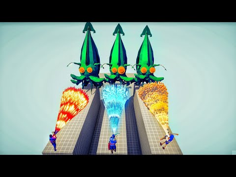 3x GIANT KRAKEN vs 3x EVERY GOD - Totally Accurate Battle Simulator TABS