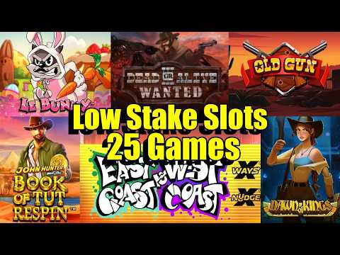Thumbnail for video: Sunday Slots, 25 Games in Total, Dead Or Alive 3, East Coast vs West Coast & So Much More