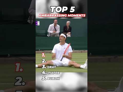 Top 5 Embarrassing Moments in Tennis