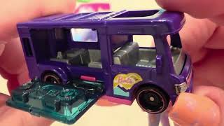 Hot Wheels Barbie Dream Camper Purple Un-Carding Unboxing Show, Play & Tell!