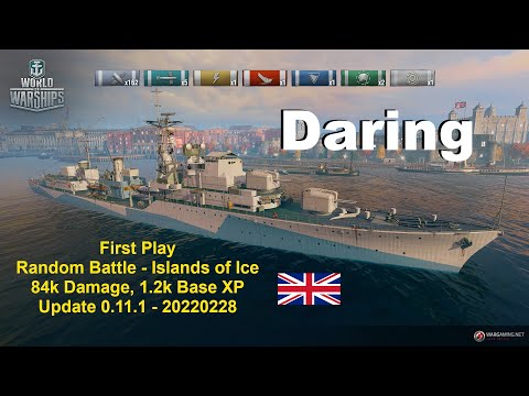 ⚓World of Warships - First Play - Daring - Not a bad ship 😀👍