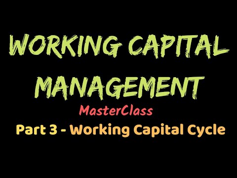 Working Capital Masterclass Part 3 - Working Capital Cycle