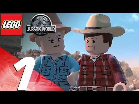 Lego Jurassic World - Walkthrough Part 1 - Prologue (Jurassic Park 1)