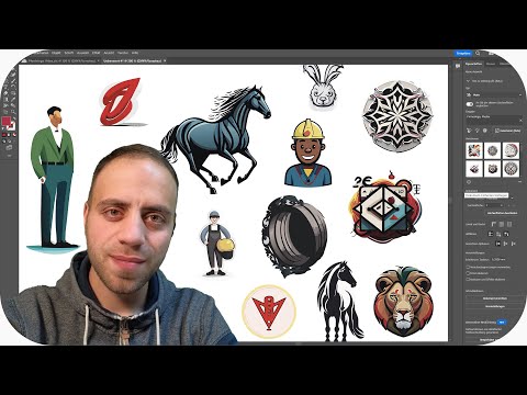 Logo mit KI erstellen in Illustrator - Logo mit künstlicher Intelligenz erzeugen Tutorial [deutsch]