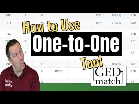 How to Use One-to-One Comparison  GEDmatch TUTORIAL  Genetic Genealogy Video