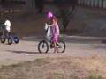 Yasmin And Noah Biking