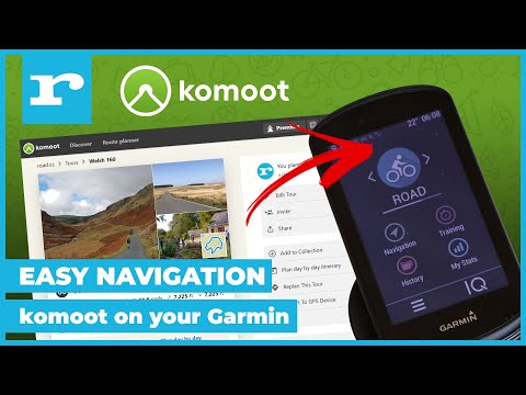 How to get Komoot routes on your Garmin