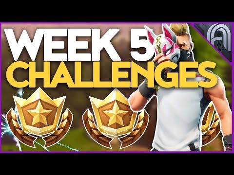Fortnite Season 5 Week 5 Challenges Guide! Battle Pass Challenges!