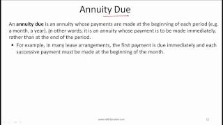 CFA Level I Video Lecture on Time Value of Money (TVM) by Mr. Arif Irfanullah Part 2