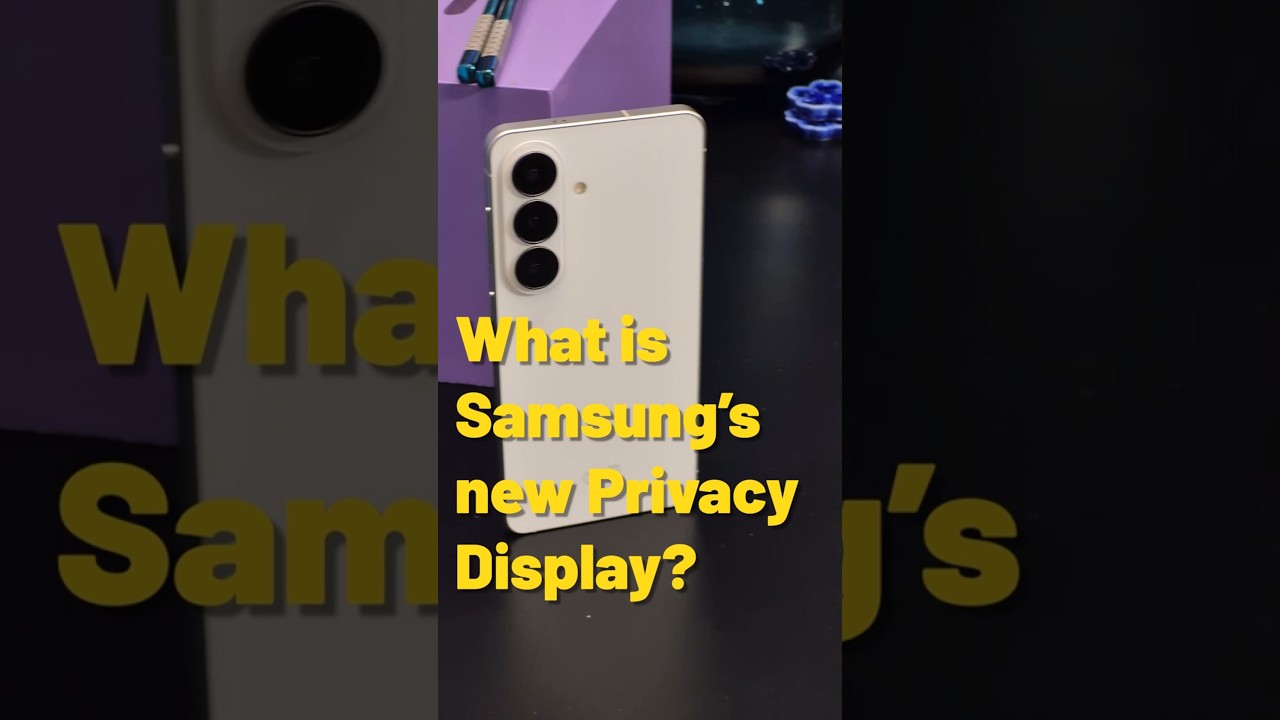What is Samsung new Privacy Display feature? - YouTube